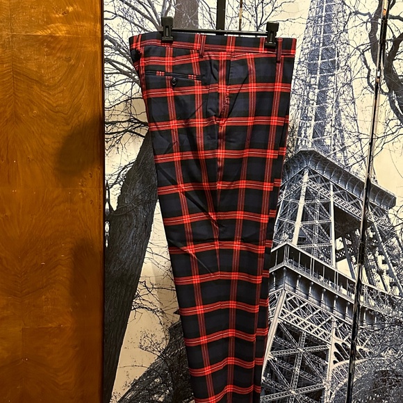 Tommy Hilfiger Plaid Dress Pants - Picture 1 of 6